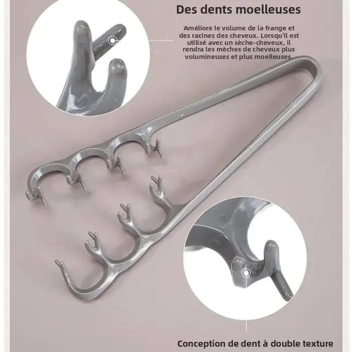 Ensemble de peignes volumisants à dents larges