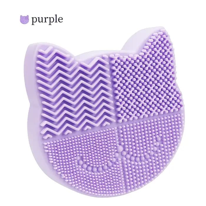 Boîte de rangement de nettoyage de brosse de maquillage en Silicone