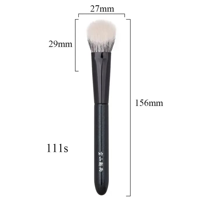 111 pinceaux de maquillage professionnels faits à la main doux Saikoho poils de chèvre inclinés pointillé Blush brosse