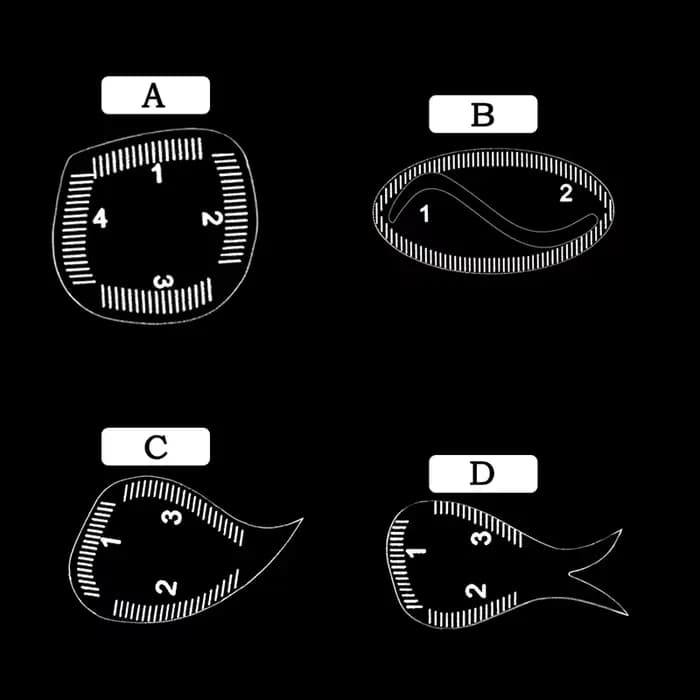 Règle de traçage des sourcils