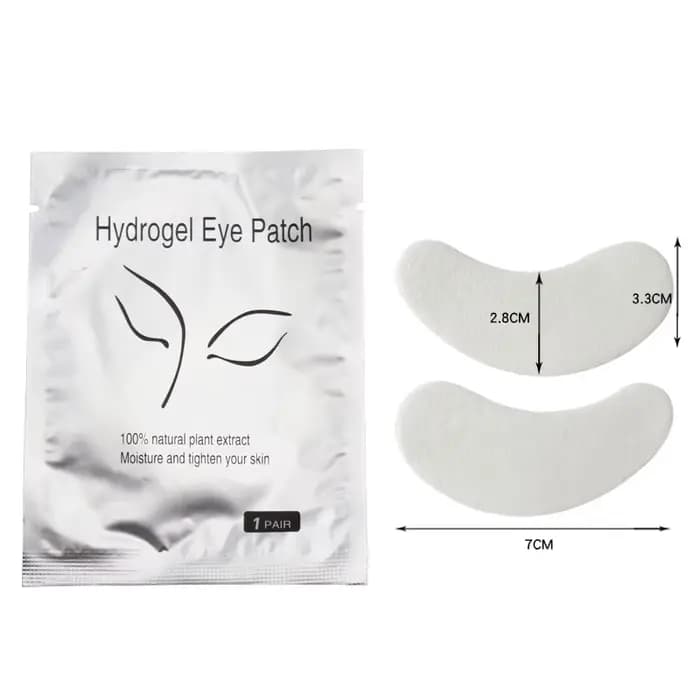 50 paires de patchs pour cils sous les yeux, coussinet d'isolation pour les yeux, élimine l'hydrogel