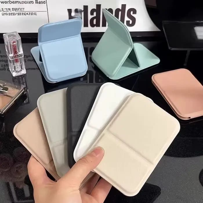 Miroir de maquillage portable pliable pour filles