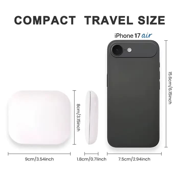 Miroir compact avec éclairage