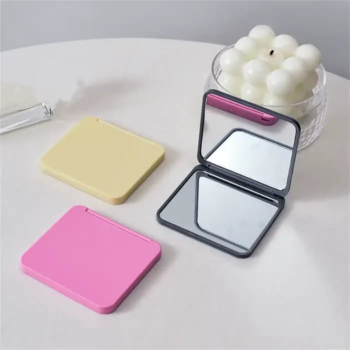 Miroir de maquillage rectangle double face