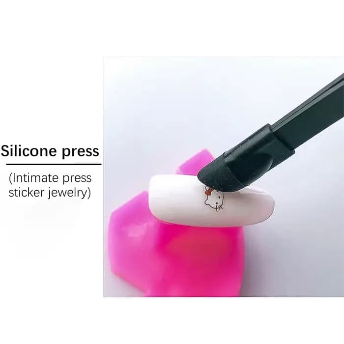 Pincettes à Double tête noires/roses, outil de maquillage à pointe inclinée en acier inoxydable, têt