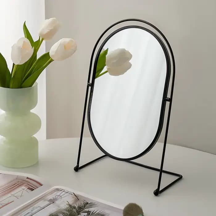 Miroir de maquillage nordique Iron Art