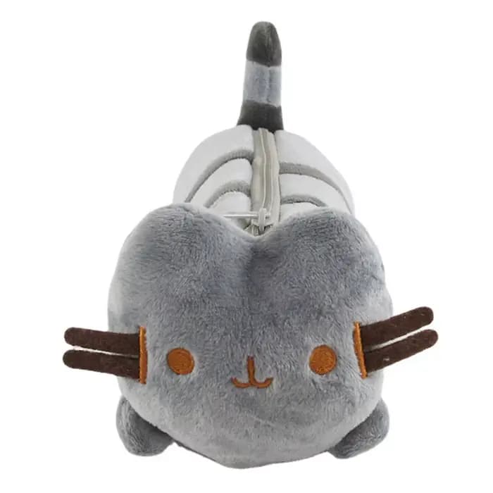 Pochette cosmétique style chat Pusheen, grande capacité, trousse de maquillage, trousse à crayons, pour adolescents, organisateur de voyage et d'école