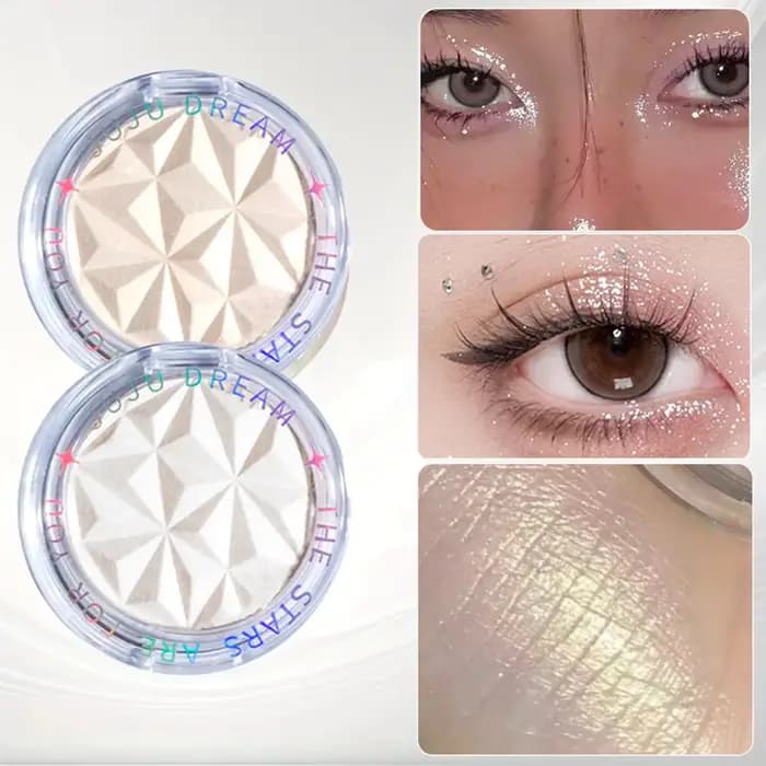 Palette de surligneurs Shimmer Diamond Glow 2 couleurs – Brighten & Contour