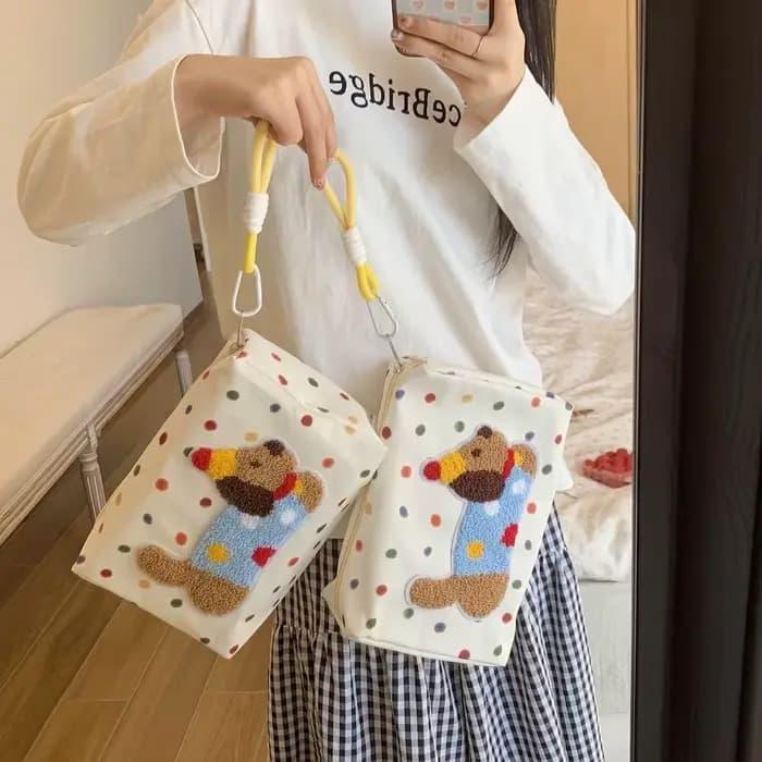 Sac de rangement pour maquillage de grande capacité