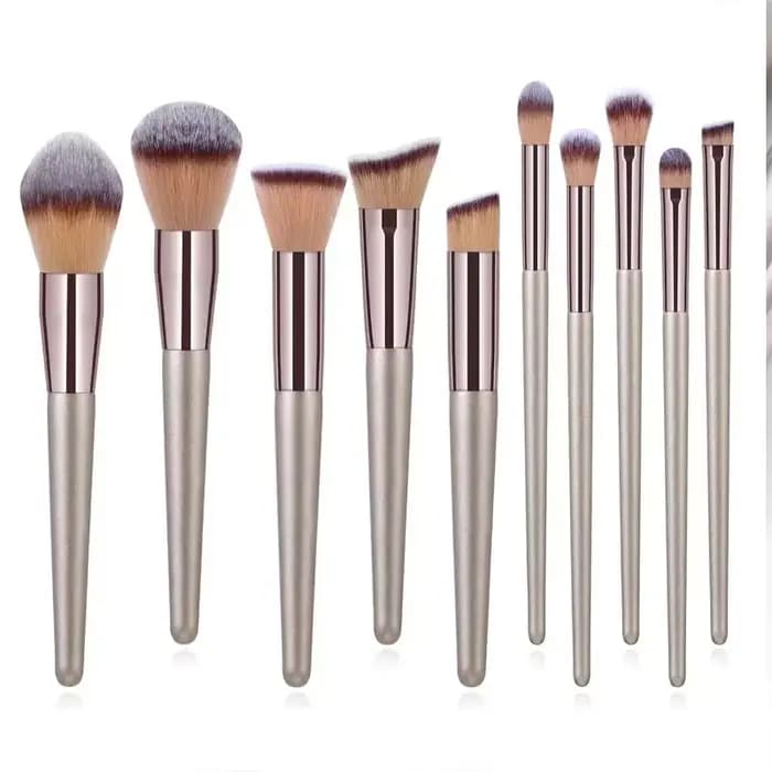 Pinceaux de maquillage Champagne pour femmes