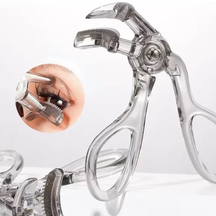 Recourbe-cils grand angle portable avec peigne intégré - pour toutes les formes oculaires | Débardeur pour débutant et