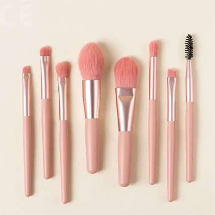 Ensemble de 8 pinceaux de maquillage doux et moelleux pour cosmétiques