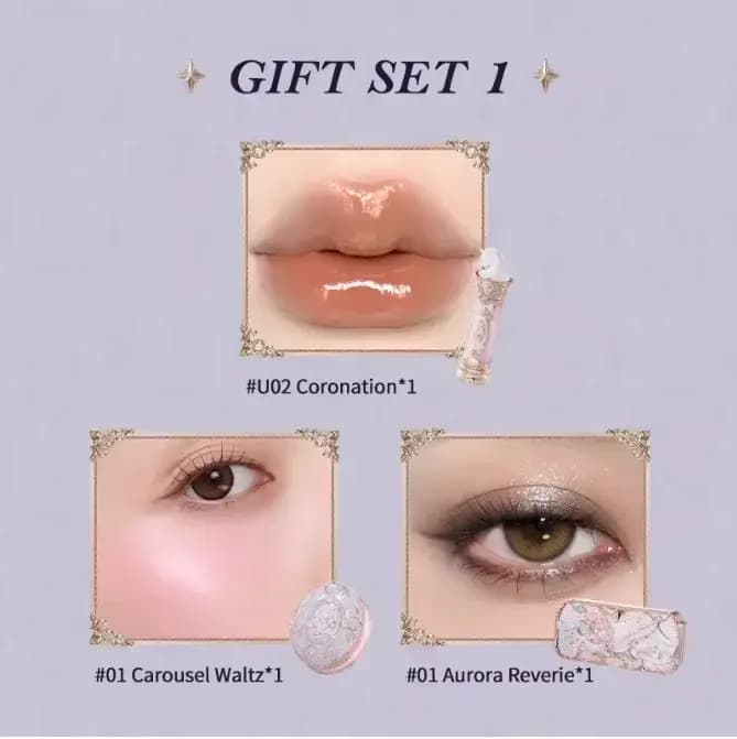 Ensemble de maquillage Flower Knows Butterfly Cloud Collar Collection Coffret cadeau