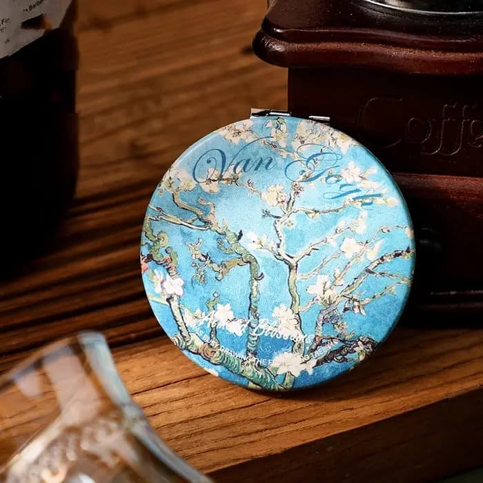 Miroir de maquillage Vintage pour peinture à l'huile