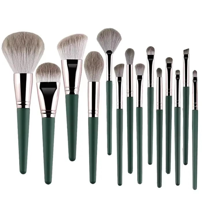 14 pièces pinceaux de maquillage doux moelleux outils