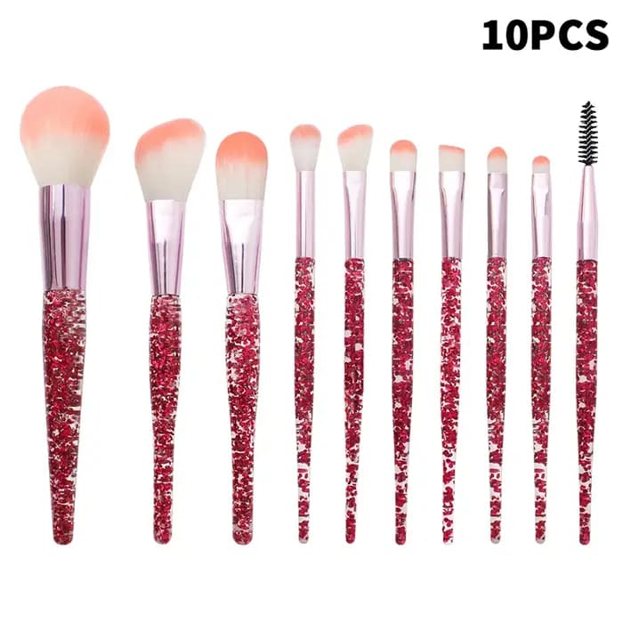 Ensemble de pinceaux de maquillage professionnels, 8/10 pièces, pinceaux à détails Super doux, pour Blush, fond de teint, correcteur, fard à paupières