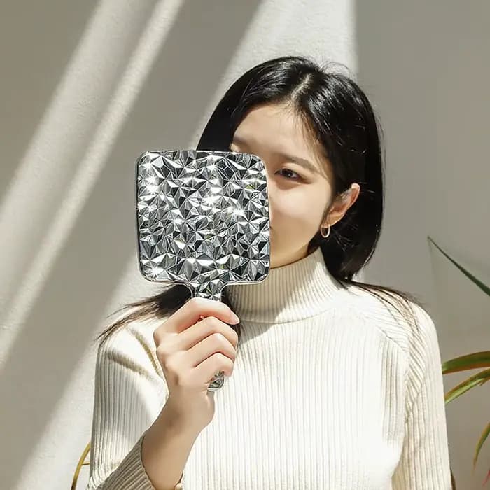 Miroir de maquillage haute définition transparent