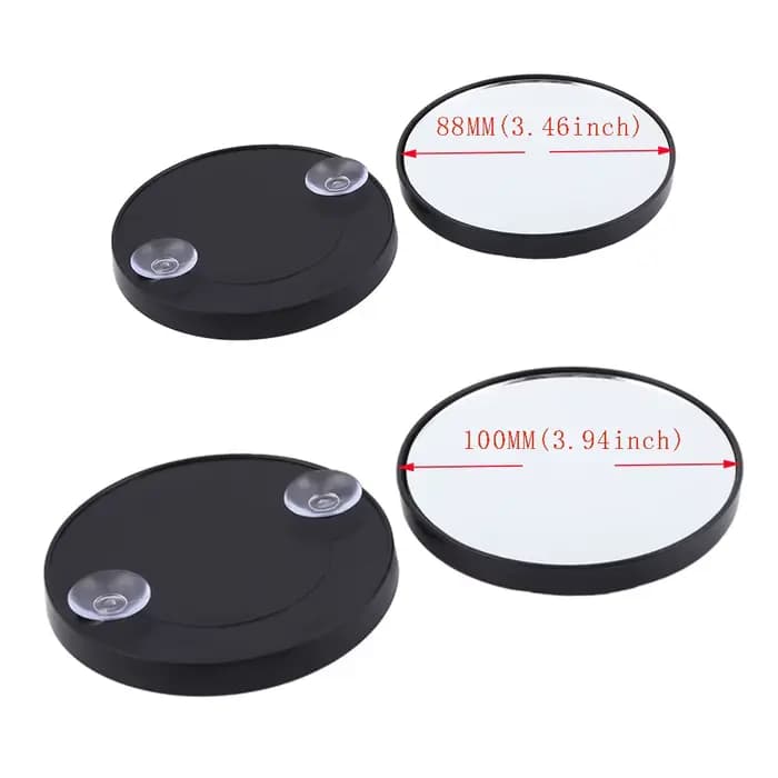 Miroir de maquillage rond grossissant 20x pour le visage