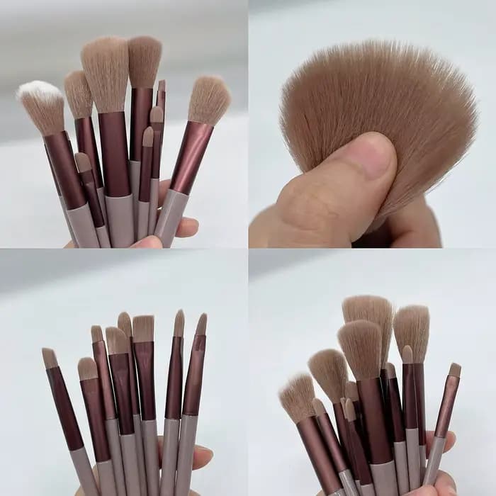 Ensemble de pinceaux de maquillage doux pour femmes