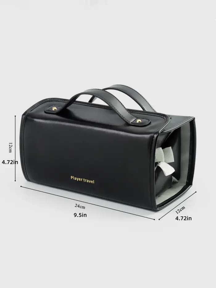 Trousse à cosmétiques amovible et pliable de grande capacité pour soins/maquillage de la peau