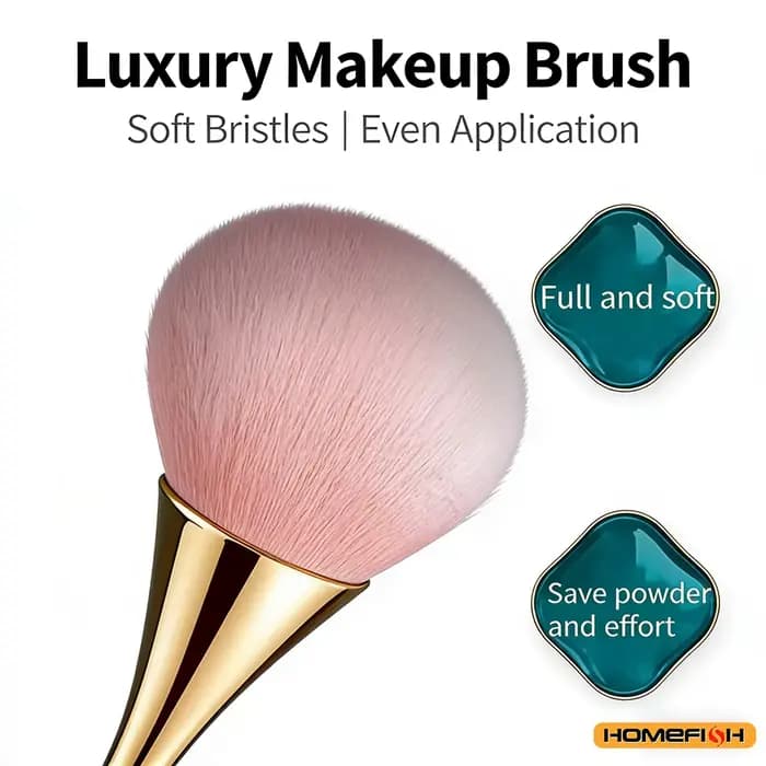 Petit pinceau à poudre moelleux et doux pour le blush