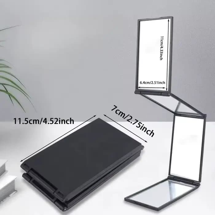 Miroir de maquillage pliable et Portable à 4 voies