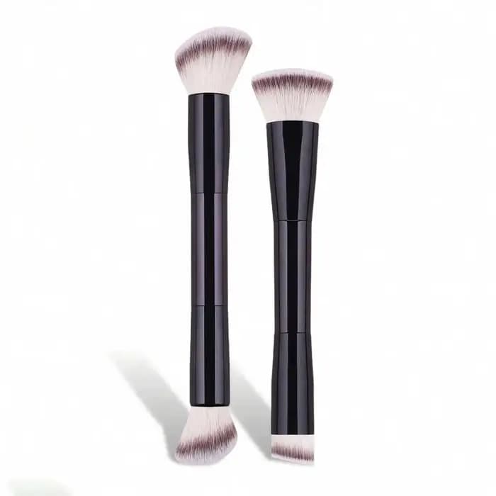 2 pièces pinceaux de maquillage professionnels à double tête