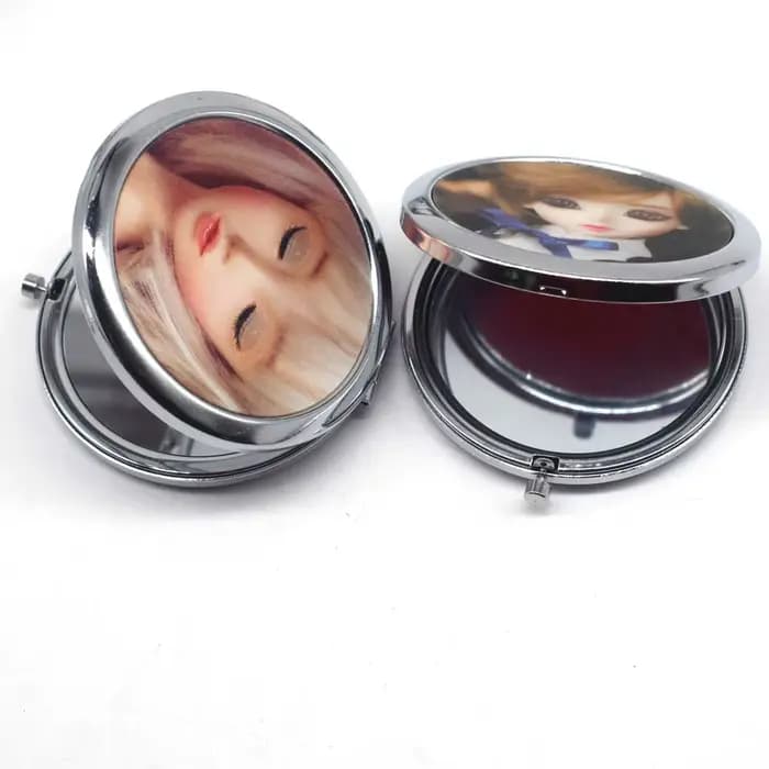 Mini miroir de maquillage de poche