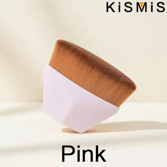 Pinceau Kabuki plat haute densité pour une application impeccable de poudre