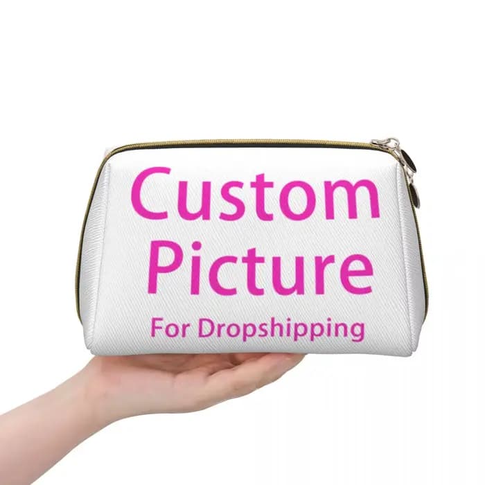 Trousse de toilette personnalisée avec Logo Photo personnalisé pour femmes