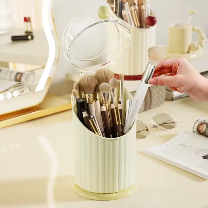 Boîte de rangement pour pinceaux de maquillage, grande capacité, support pour pinceaux de maquillage