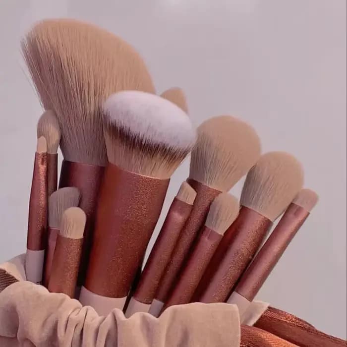 Ensemble de pinceaux de maquillage doux pour femmes, fard à barrage, fond de teint, pinceau cosmétiq