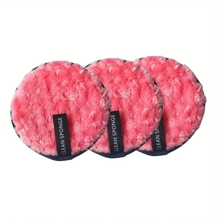 Éponge ronde Ultra absorbante pour le lavage du visage