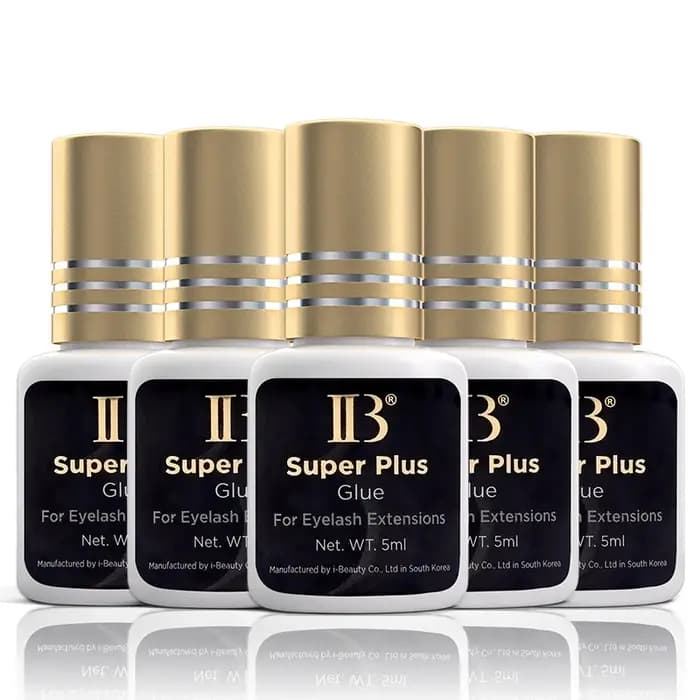 2/5/10 bouteilles d'origine IB Ibeauty Super Plus colle pour Extensions de cils 5ml corée IB capuchon doré faux
