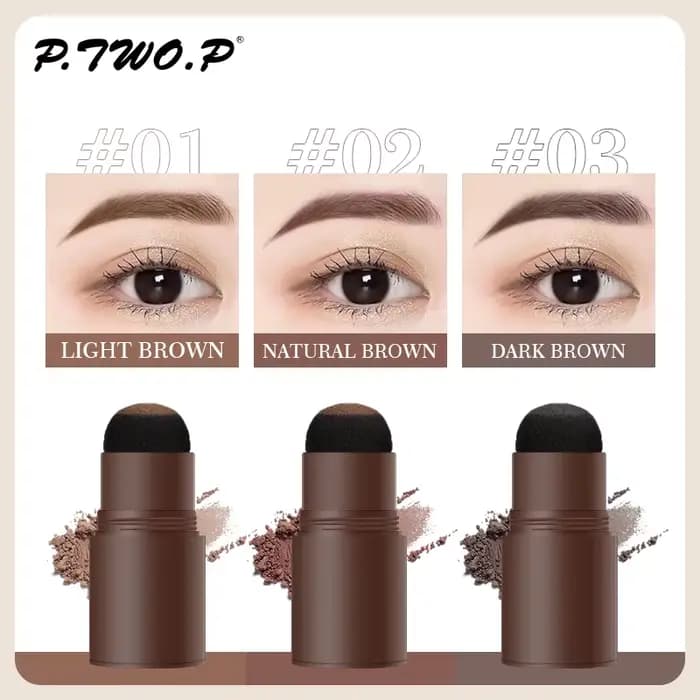 Tampon de maquillage en poudre pour définisseur de sourcils