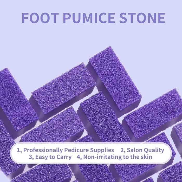 Pierre ponce violette pour pieds