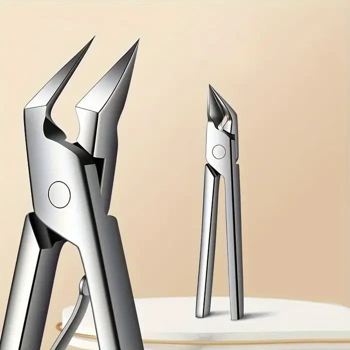 Coupe-ongles professionnel épais avec corps en acier inoxydable, pour le soin des ongles et l'élimin