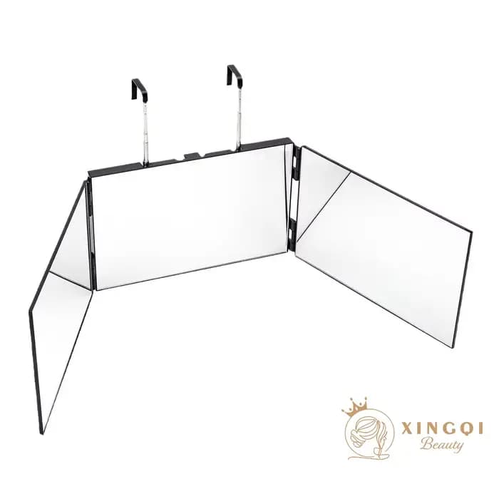 Miroir de Maquillage à Trois Volets pour Voir l'Arrière de la Tête