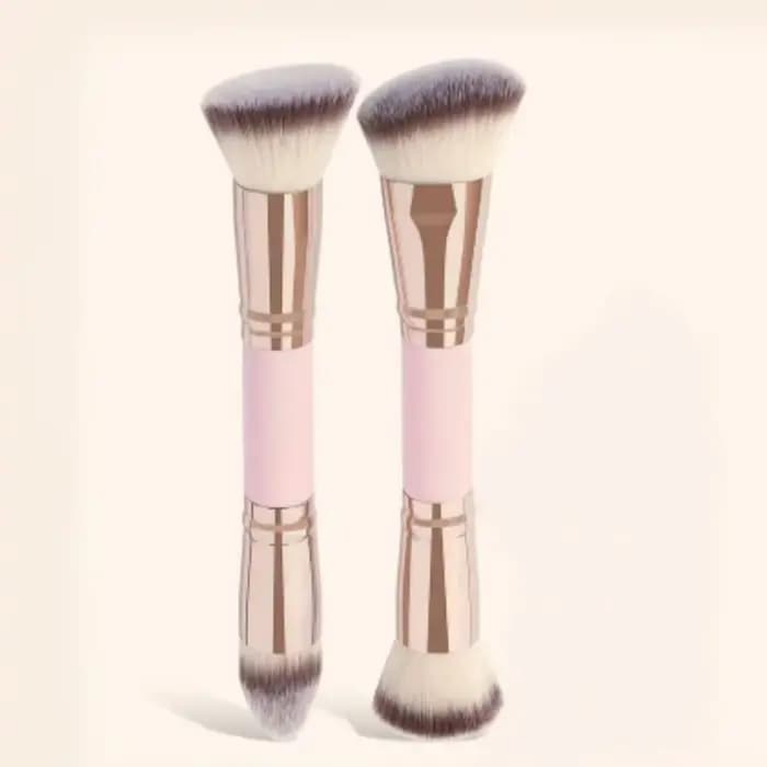 Brosse à Blush pour fond de teint à double extrémité