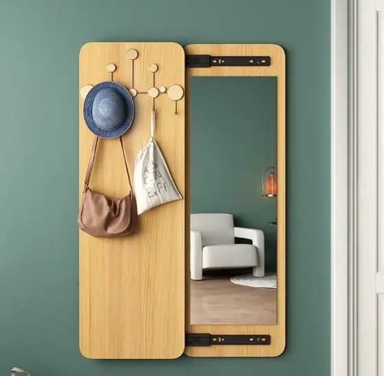 Miroir d'ornement blanc Design moderne