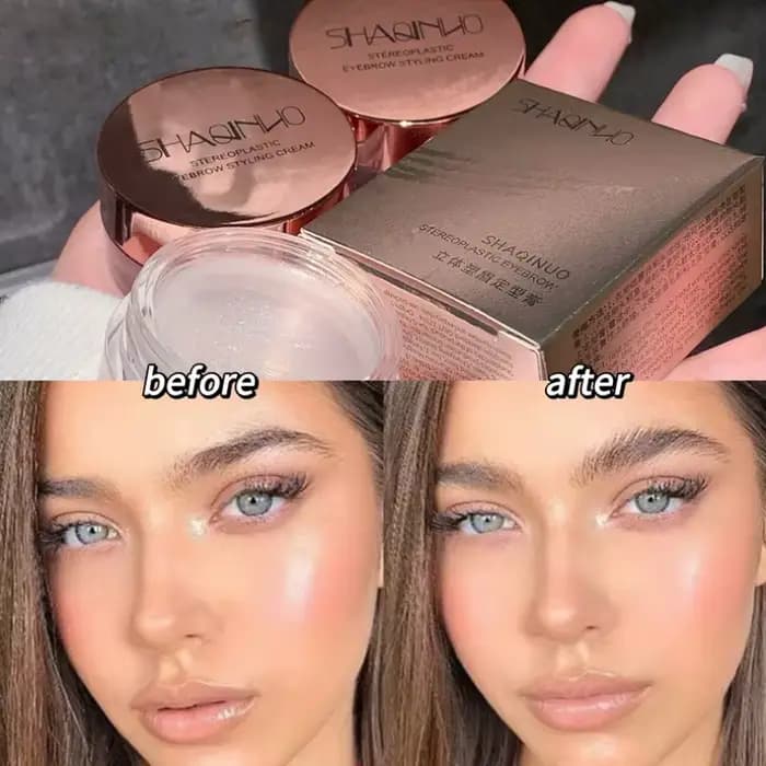 Savon tridimensionnel pour façonner les sourcils, Texture du Gel, crée des sourcils naturels, crème coiffante, imperméable, maquillage à séchage rapide