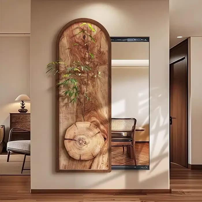 Ornement esthétique miroir Art maquillage organisateur nordique