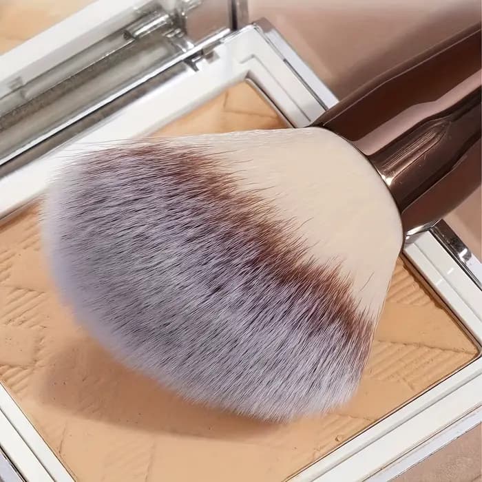 Pinceau de maquillage professionnel double extrémité pour fond de teint et contour