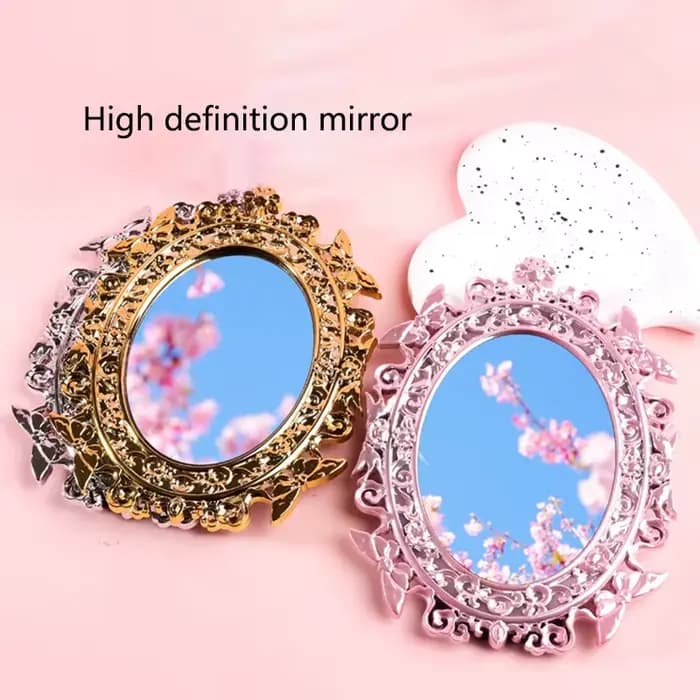 Nouveau Style européen rétro bureau maquillage miroir Portable Vintage miroirs cosmétiques Noble ancien cour