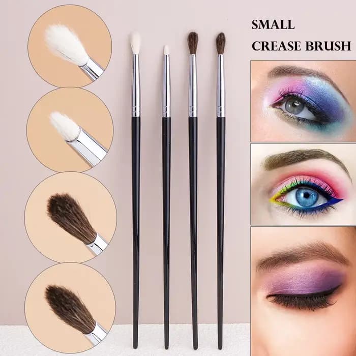 Petits pinceaux de maquillage à doublure fumée, Eyeliner, brosse à taches de précision, brosse de ma
