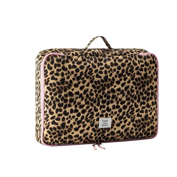 Trousse de maquillage léopard