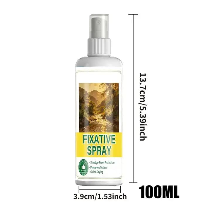 Nouveau Spray Fixateur d'Art 100ml Séchage Rapide Anti-taches Revêtement