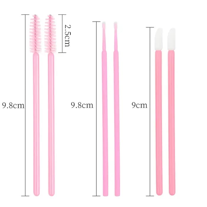 Kit de fournitures d'extension de cils, 200 pièces, bobines de cils jetables, brosses, Micro coton-t