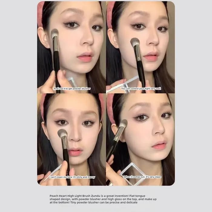 Pinceau fard à joues poudre Blush crème liquide