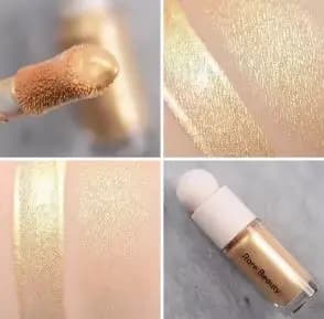 Le fond de teint liquide Rare Beauty est hydratant, ne se teinture pas facilement, haute brillance,